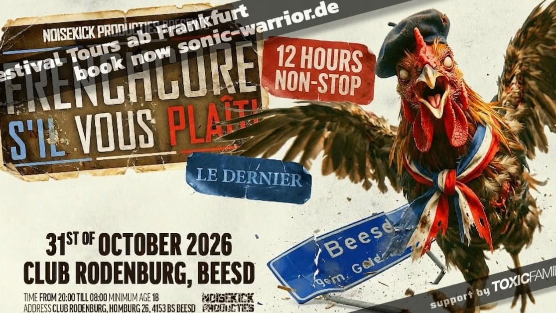 Bus zur Frenchcore S’il Vous Plaît (Club Rodenburg)