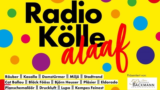 Radio Köln Weiberfastnachtsbühne 2026