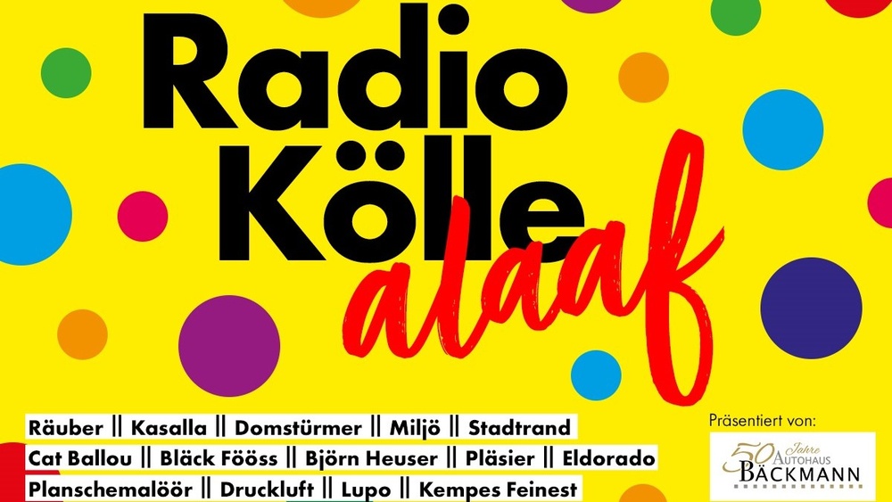 Radio Köln Weiberfastnachtsbühne 2026