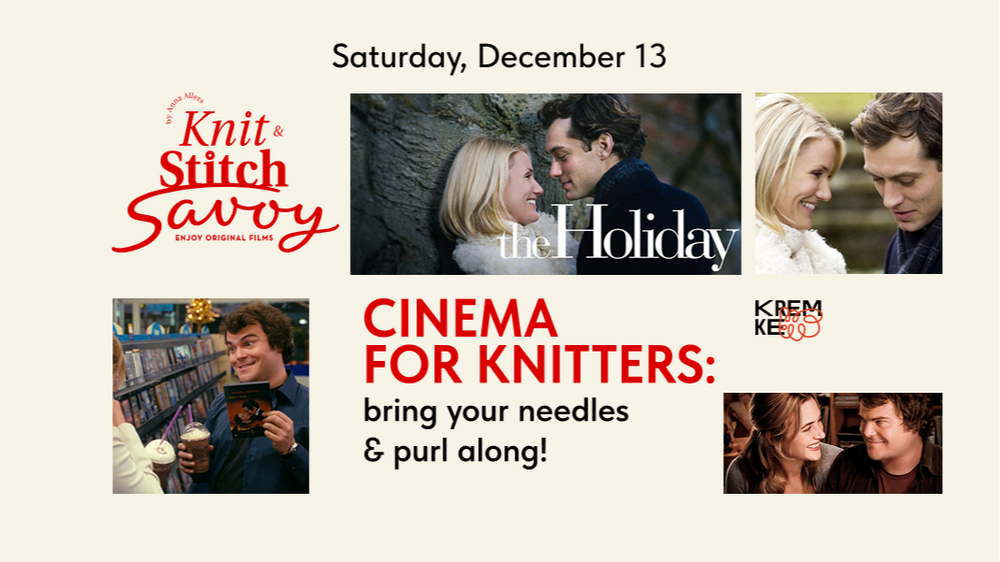 Savoy’s Knit & Stitch – Dein Strickkino in Originalsprache!