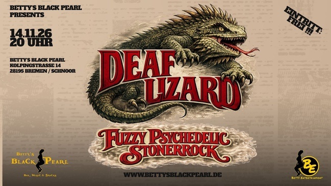 DEAF LIZARD - Fuzzy Psychedelic Stoner Rock