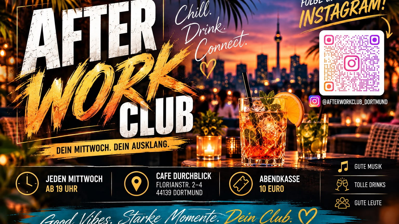 AfterWorkClub mit House, Pop und Rock!