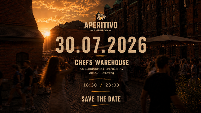 APERITIVO AMBURGO 30.07. x CHEFS WAREHOUSE