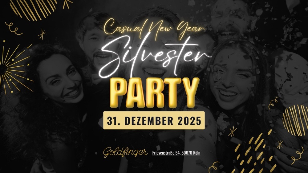 🥂 Casual New Year – Goldfinger Köln