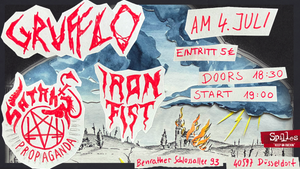Konzert: Iron Fist + Satan's Propaganda + Grufflo