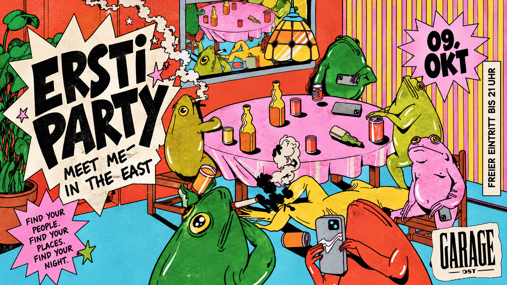 Meet me in the East- Ersti Party Garage Ost