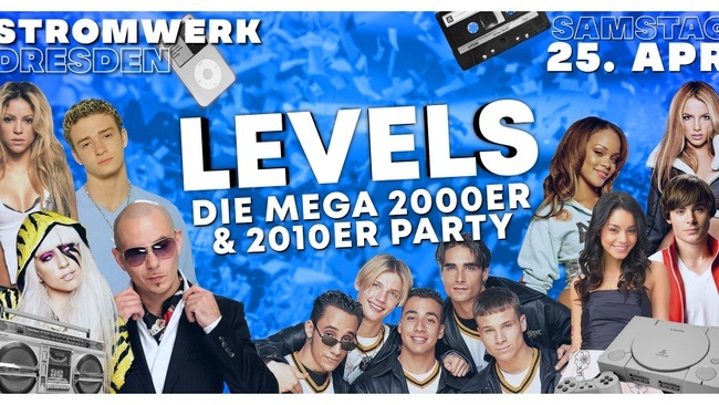 Levels Mega 2000er & 2010er Party