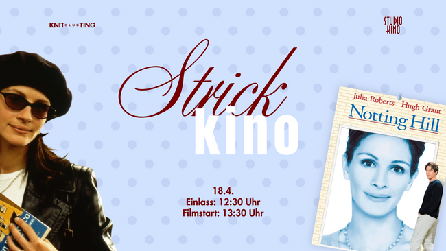 Strickkino: Notting Hill