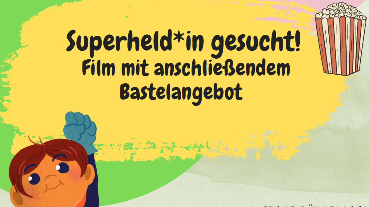 Titelbild der Veranstaltung KiKiFe - Von dem Mut, der in uns steckt: Film mit anschließendem Bastelangebot