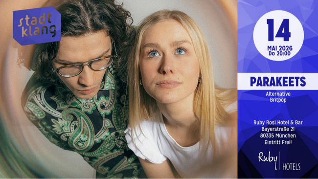 «stadtklang» mit PARAKEETS | live @ Ruby Rosi Hotel & Bar