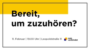 Dialogabend - Menschen treffen, Perspektiven wechseln, politische Gemeinsamkeiten und Unterschiede entdecken