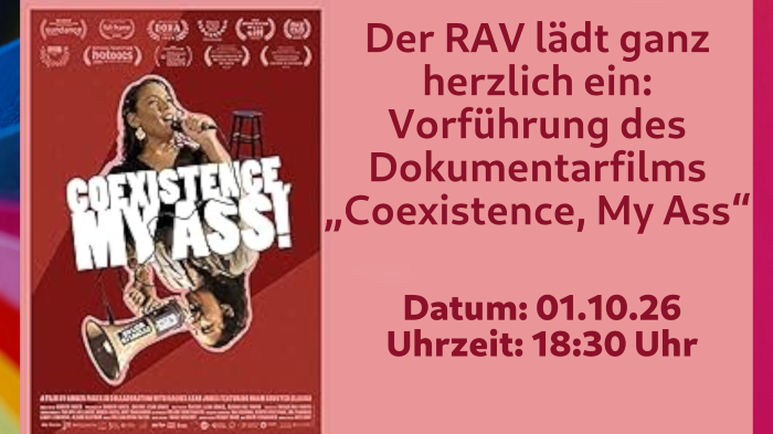 "Coexistence, My Ass" - Dokumentarfilm im RegenbogenKino