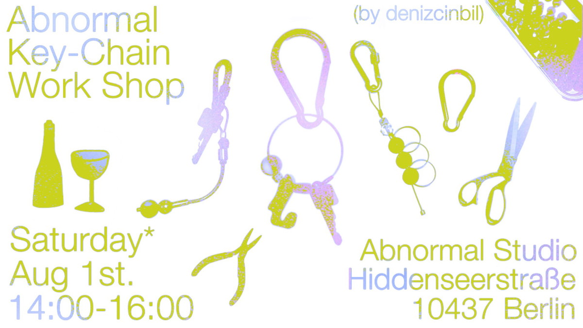 Titelbild der Veranstaltung Abnormal Keychain Workshop! <3