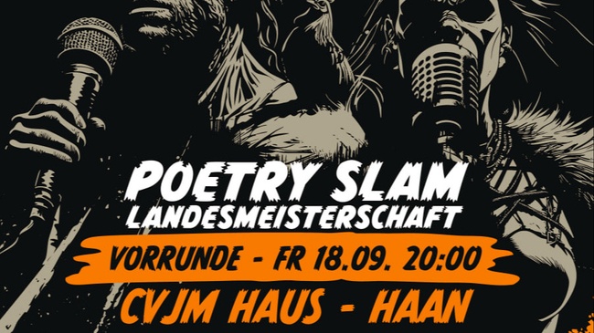 NRW-SLAM 2026 – Die Poetry Slam Landesmeisterschaft | Vorrunde Haan