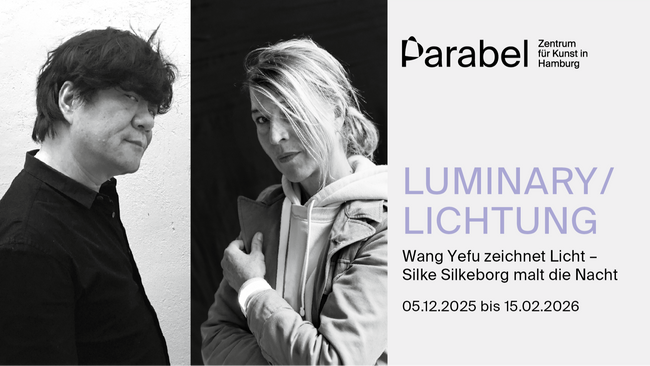 Luminary / Lichtung, Wang Yefu zeichnet Licht - Silke Silkeborg malt die Nacht