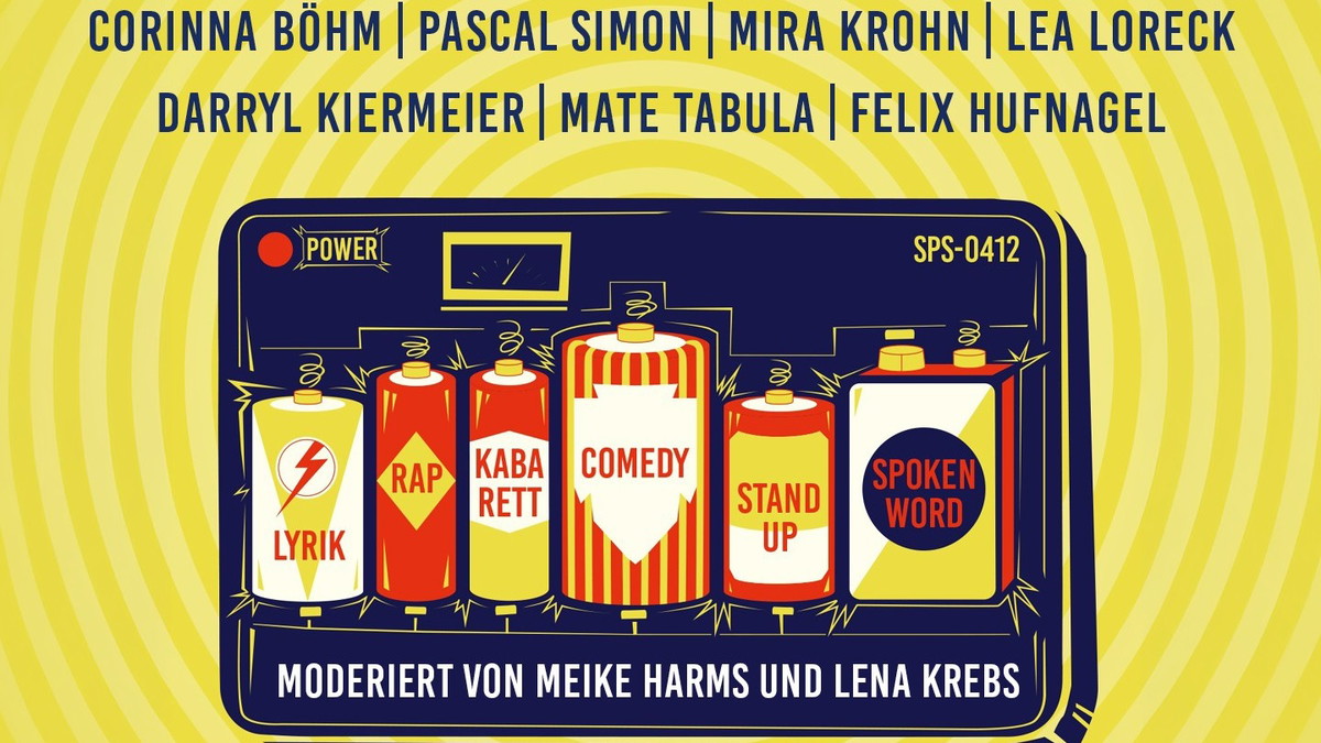 Titelbild der Veranstaltung Schwabinger Poetry Slam - 111. Schwabinger Poetry Slam