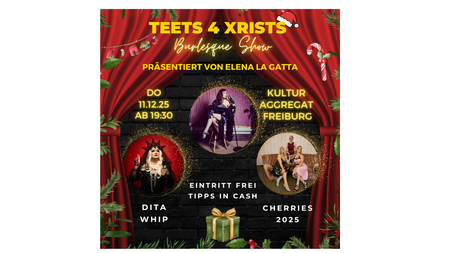 Burlesque Christmas Show *Teets 4 Xrists* by Elena La Gatta