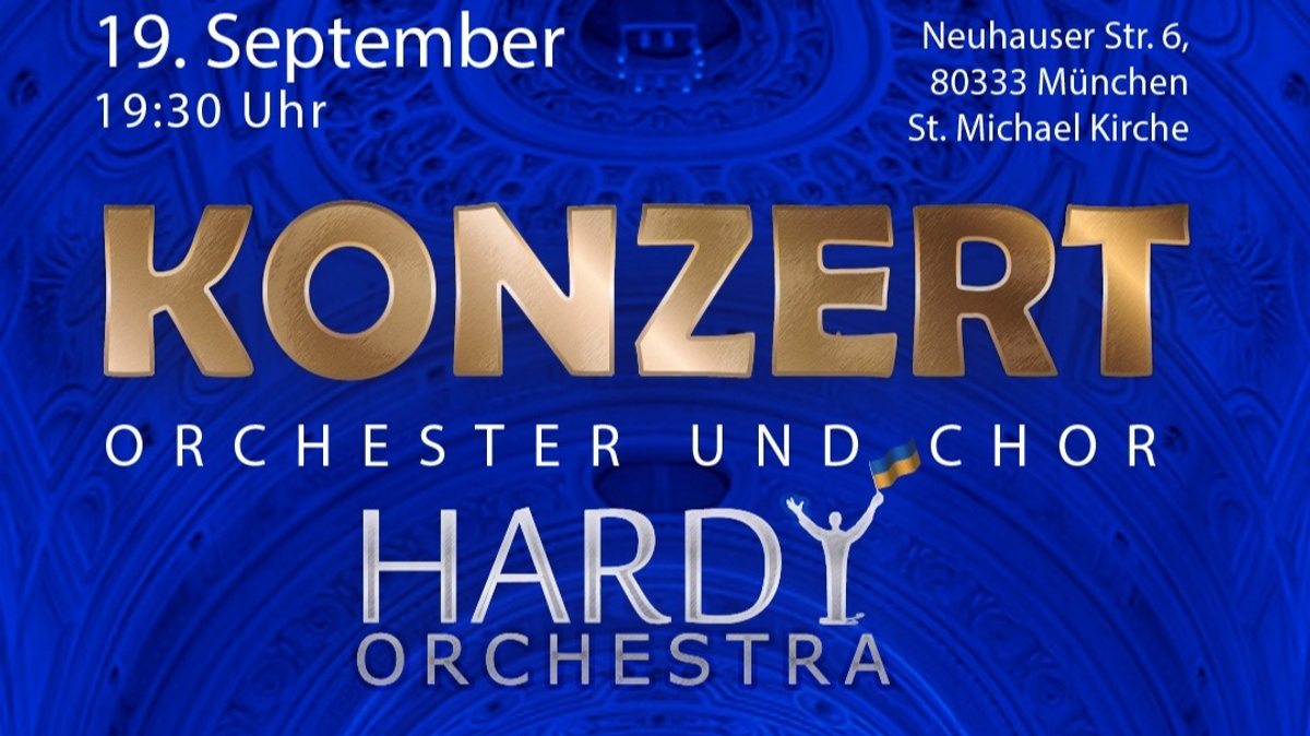 Benefizkonzert \u0022Hardy Projekt\u0022 Veranstalter: Deutsch\u002DUkrainischer Verein DUWEI, mit Unterstützung des Migrationsbeirats München