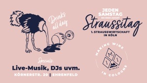 DAY DRINKING 🥂 - Wine & Elektro (Jeden Samstag - Straussitag)