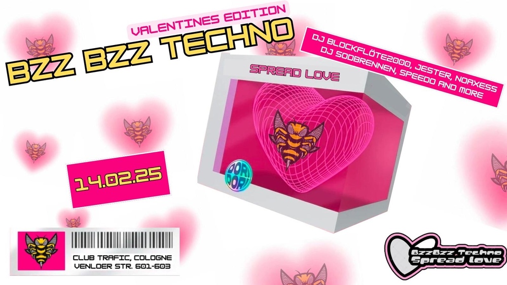 BZZBZZ TECHNO X VALENTINE‘s Rave