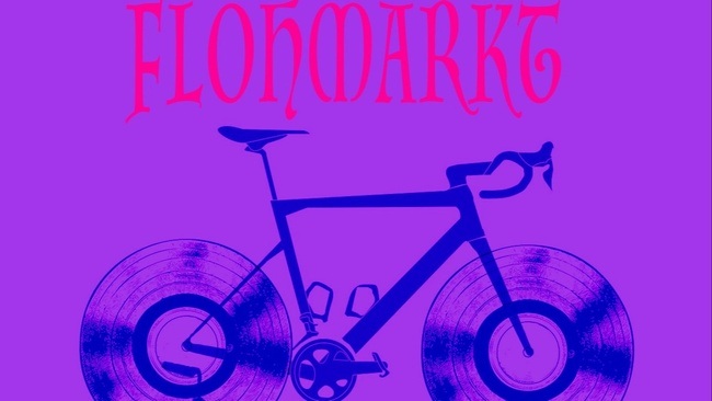 Doppelflohmarkt - draußen: Fahrradflohmarkt + Drinnen: Schallplattenflohmarkt + in der Kneipe: veganes Kuchenbuffet