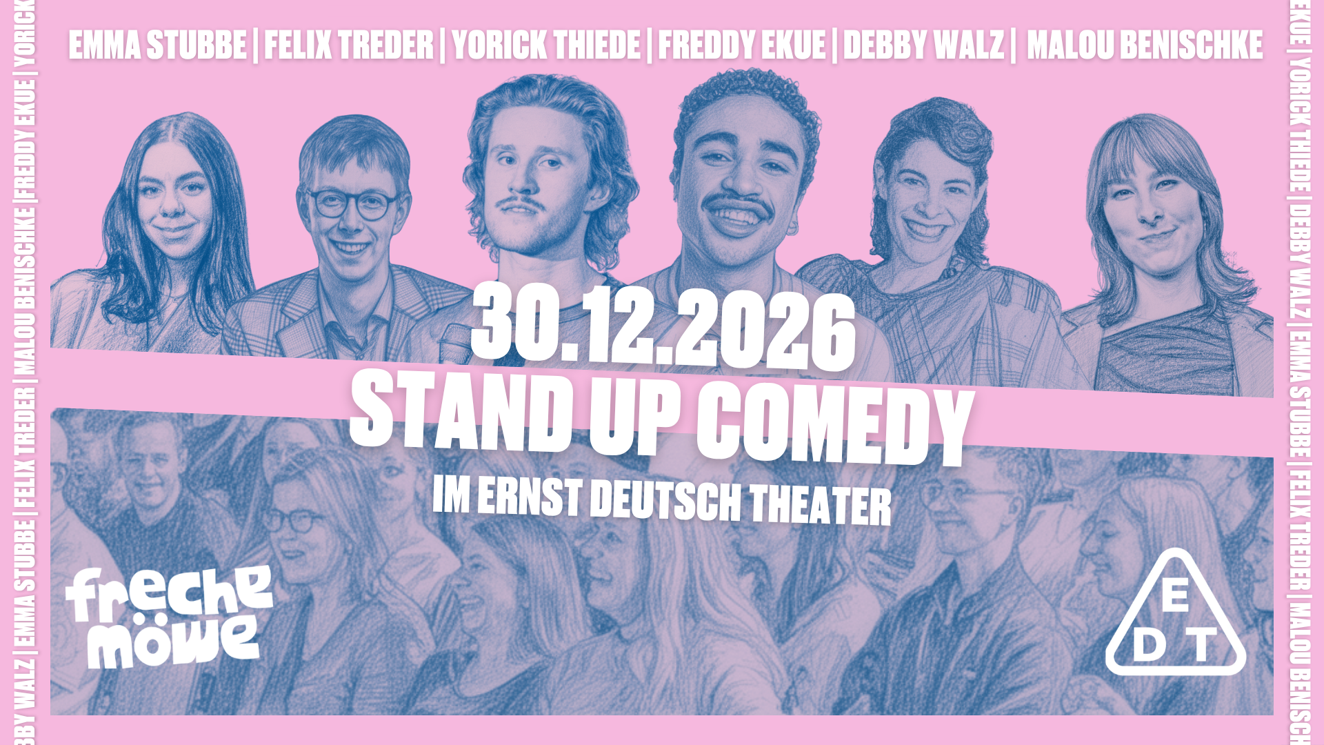 Freche Möwe - Stand Up Comedy Best Of 2026 im Ernst Deutsch Theater