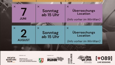 089 LIVE SESSIONS - Akustik Tour im Wilden Winkel Wehringhausen