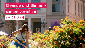 Reflowering Cleanup mit youngcaritas und Über den Tellerrand