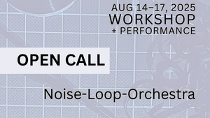 Noise-Loop-Orchestra, Workshop + Performance with Louretta / Dr. Schmitt