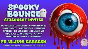 SPOOKYBOUNCE 👻 presents ATZENDENT INVITES