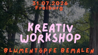 Workshop: Blumentöpfe bemalen