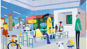 LunchCube im Advent - Kunst am Mittagstisch