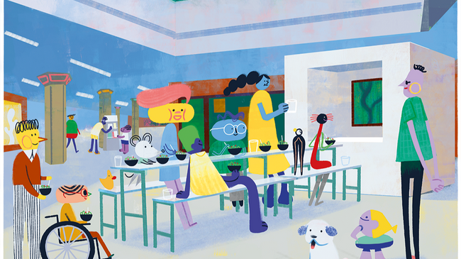 LunchCube im Advent - Kunst am Mittagstisch