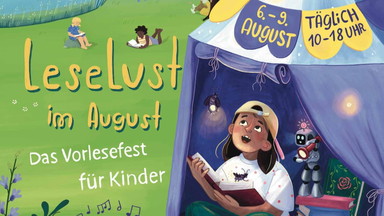 LeseLust im August - Das Leipziger Vorlesefest für Kinder