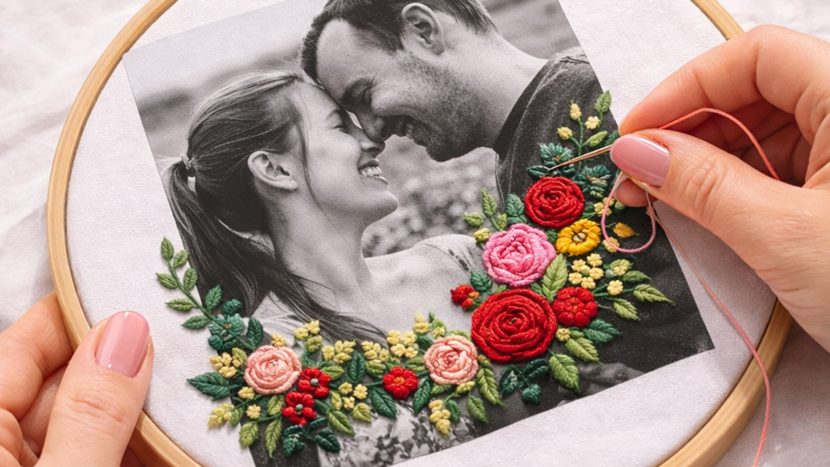 Foto-Stickerei Workshop in Frankfurt