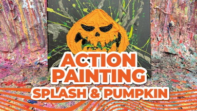 Action Painting - Splash & Pumpkin