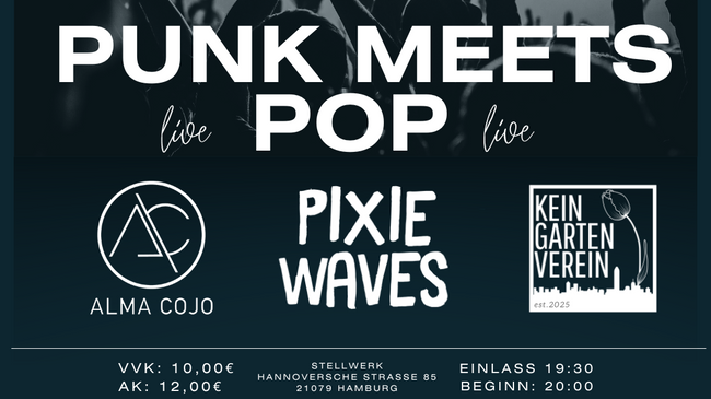 Punk Meets Pop/ Pixie Waves, Alma Cojo, Kein Garten Verein