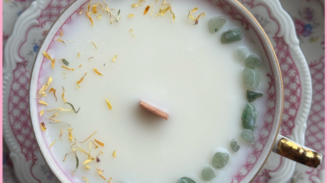 VINTAGE KERZEN + EDELSTEINE WORKSHOPS