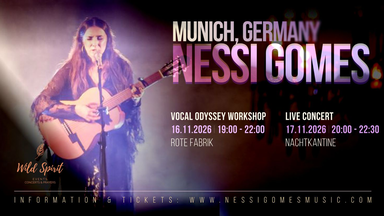 NESSI GOMES Vocal Odyssey Workshop in München
