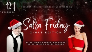 Salsa Friday X-Mas Edition - mit Choreo Workshop!