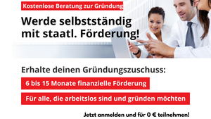 Gründungszuschuss der Agentur für Arbeit erfolgreich beantragen!