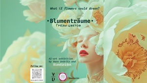 Blumenträume AI-art exhibition by Vera Undritz and Blondie&Bot