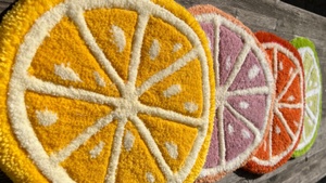 Kleiner Tufting Workshop (2,5h) in München - Teppich 30x30cm