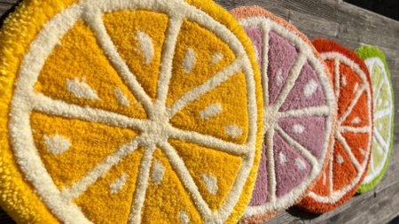 Kleiner Tufting Workshop (2,5h) in München - Teppich 30x30cm