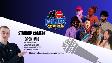 NO FILTER COMEDY ENGLISH OPEN MIC
