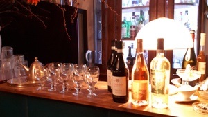 Aperitif und Weinprobe