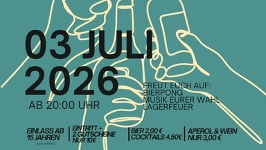 Sommerparty "Lights out"