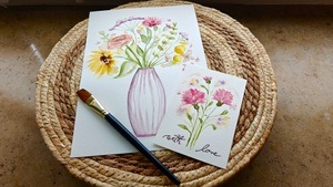 Aquarell Workshop 'Power of Flowers' & 'Fem-Power'