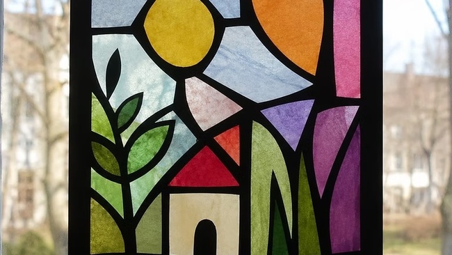 Fensterwelten: Lichtbilder aus Papier