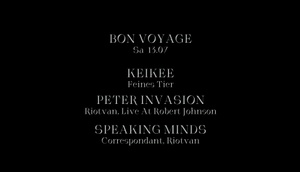 Bon Voyage w/ Keikee, Peter Invasion & Speaking Minds